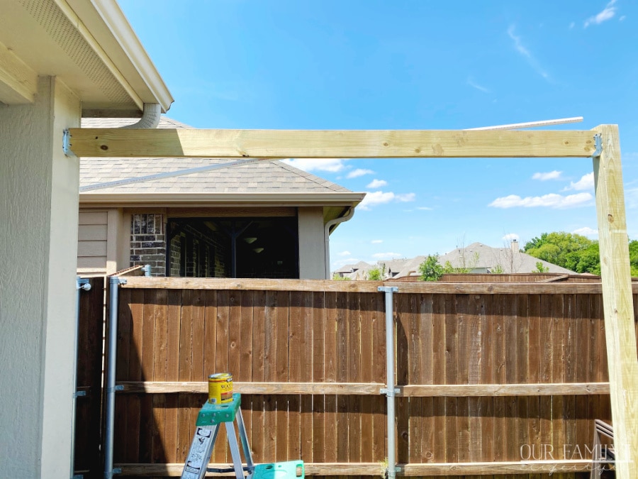 attach header to house