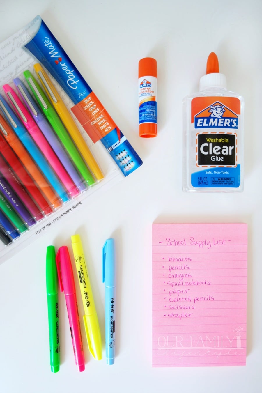Back to School Supply List for the Homeschool Family