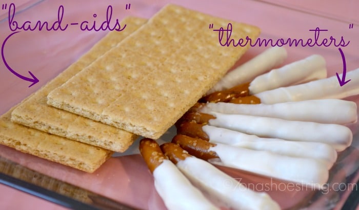 band-aids and thermometers