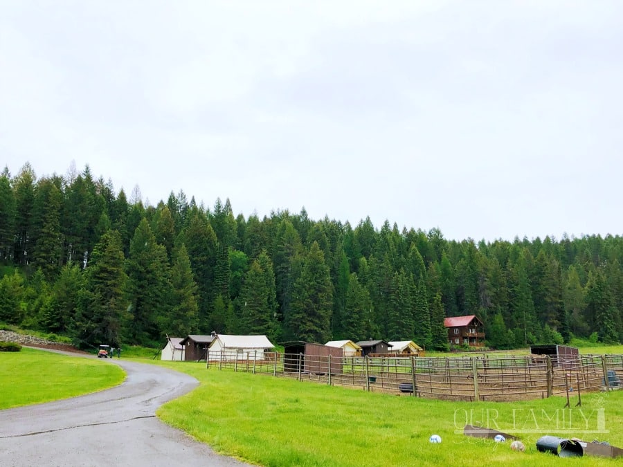 Bar W Guest Ranch glamping tents