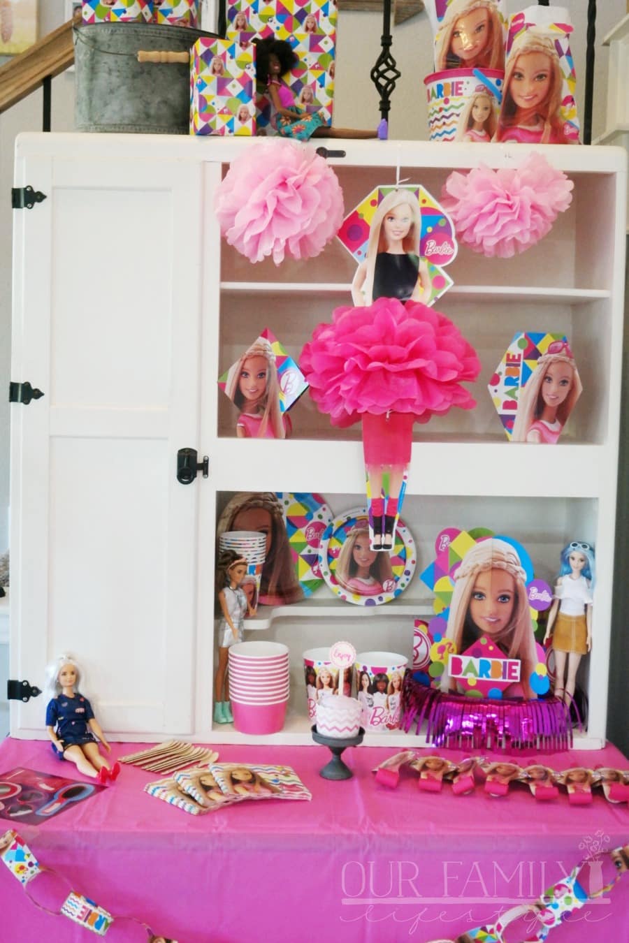 Barbie Party pattern at Party City