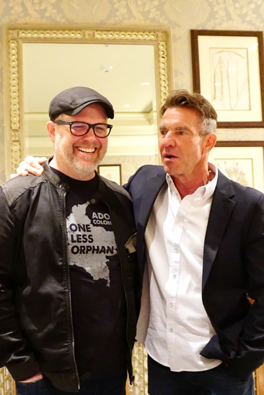 Bart Millard and Dennis Quaid