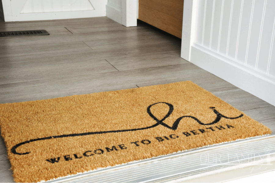 Big Bertha welcome mat
