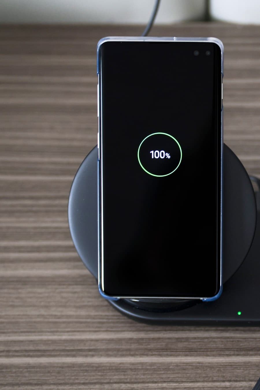 Samsung Smartphone on Charger