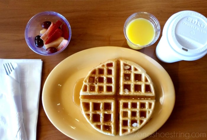 Camelback Resort continental breakfast