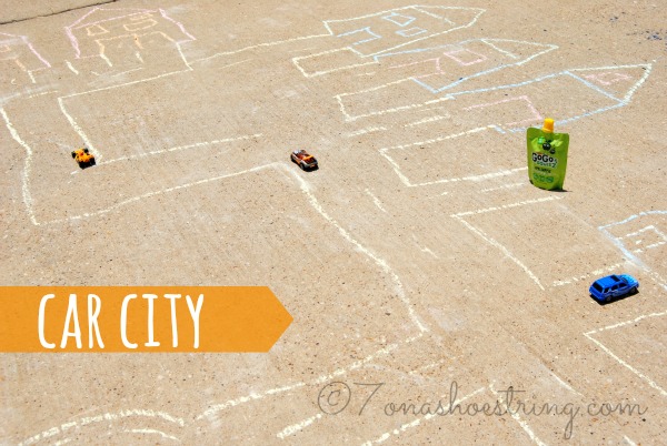sidewalk chalk games Car City