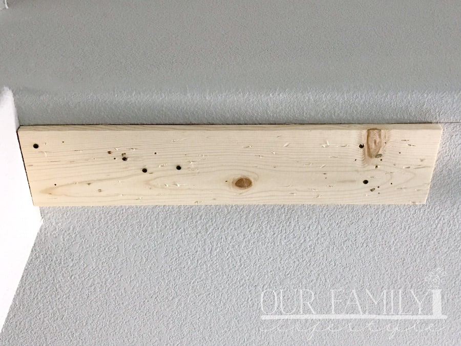faux wood ceiling beams diy using cleats