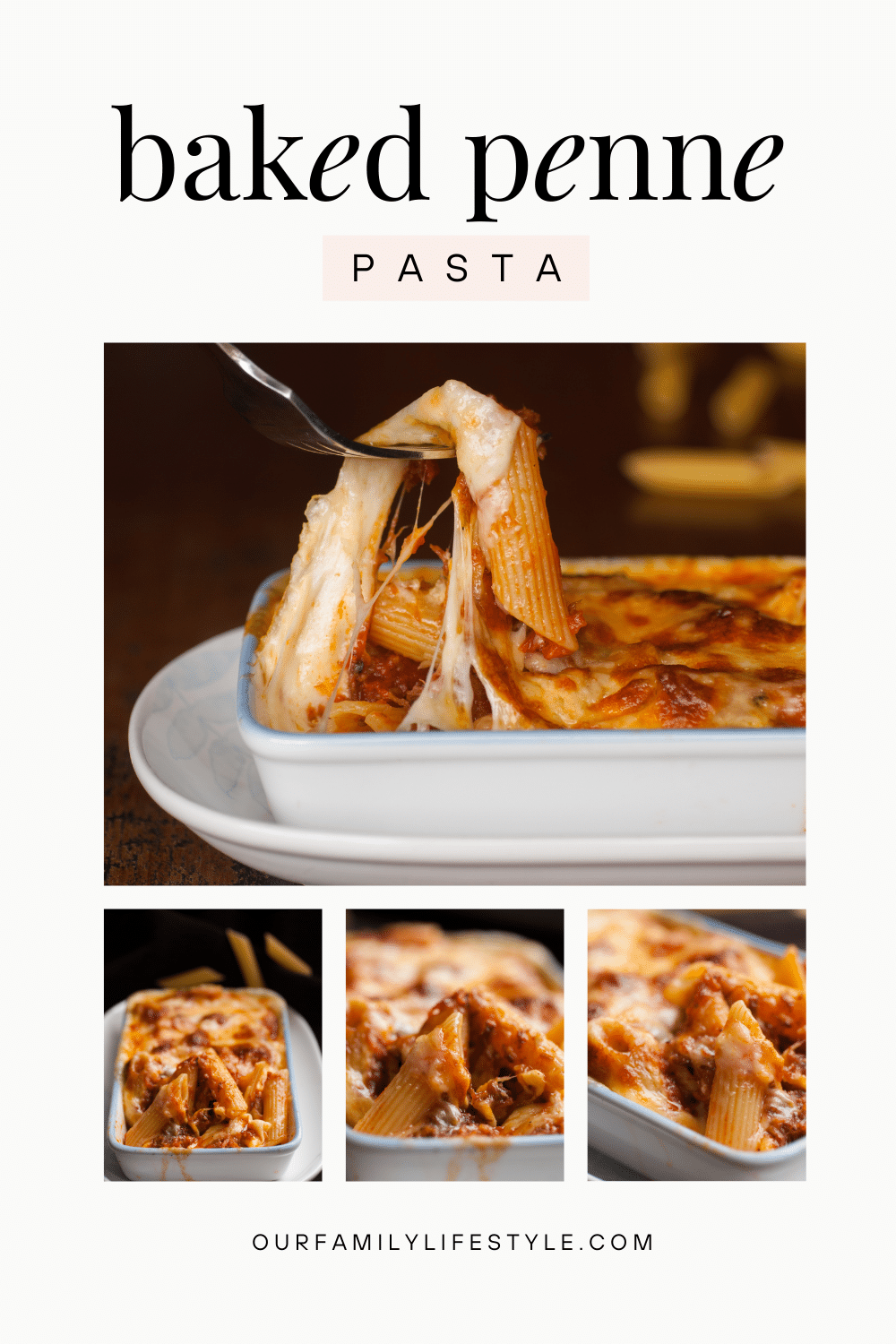 Cheesy Baked Penne Recipe