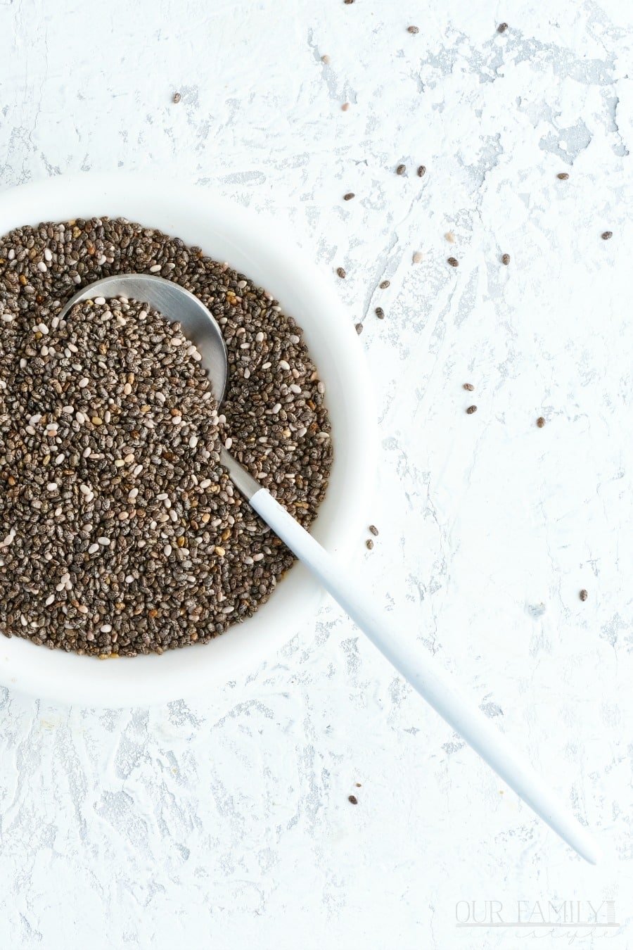 chia seeds for natural sensory beads