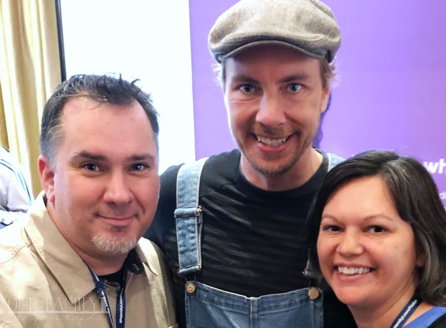 Colby and I with Dax Shepard