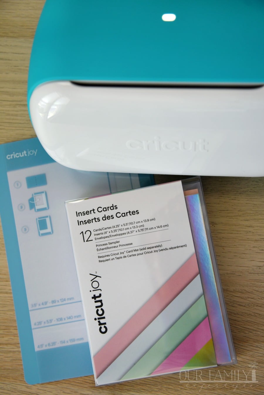 Cricut Joy insert cards and card mat