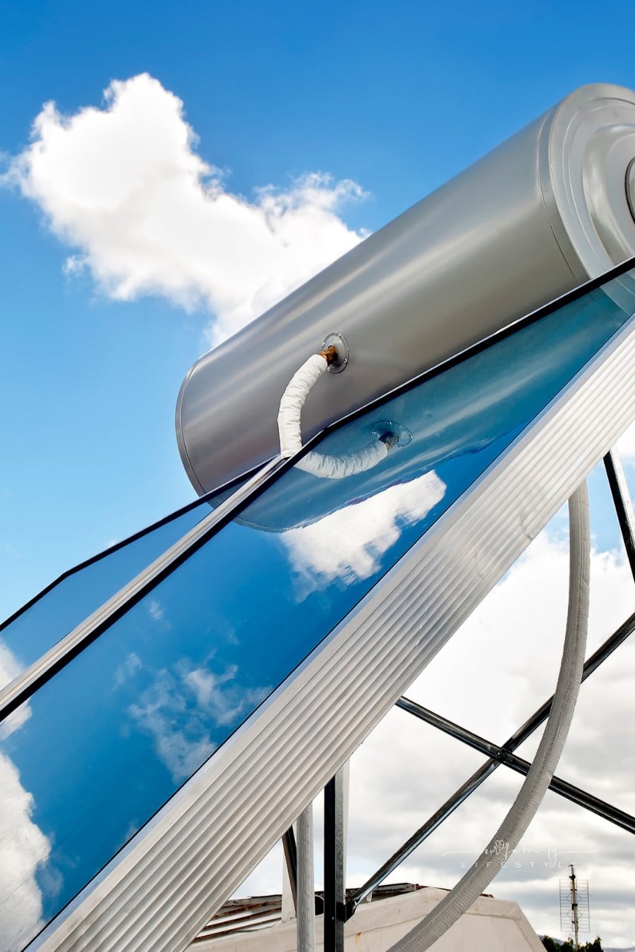 Solar water heater for green energy