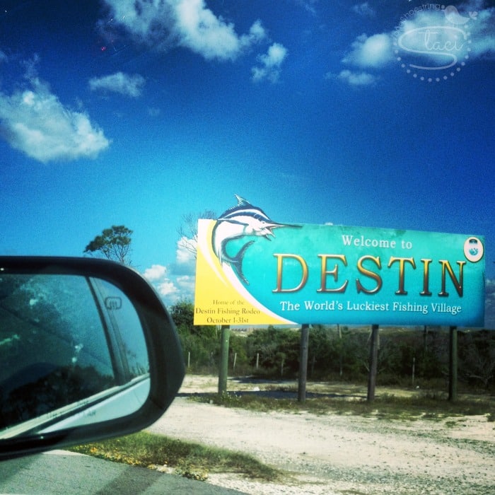 Destin sign Destin sign
