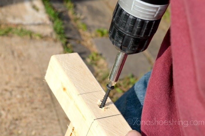 DIY paver planter drilliing