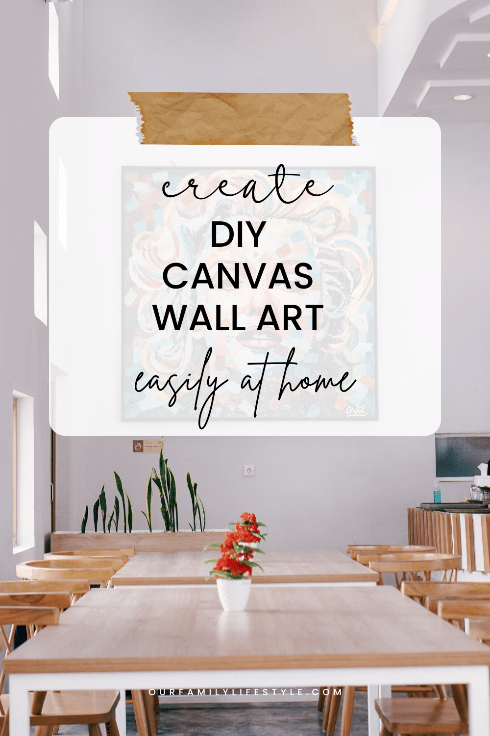 DIY Photo Canvas Create Stunning Wall Art at Home Pin