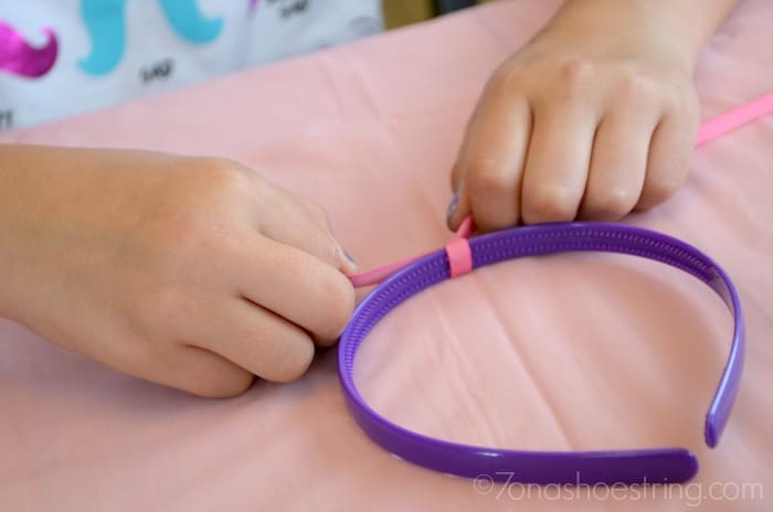 Doc McStuffins headband ribbon
