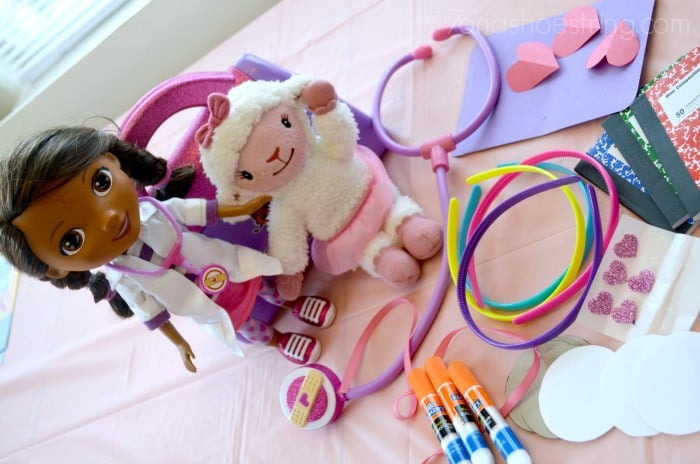 Doc McStuffins party crafts