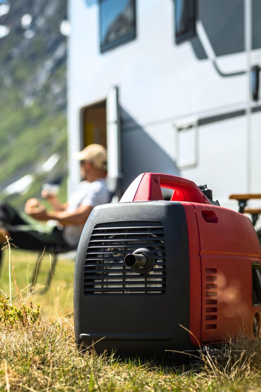 Using Portable Gasoline Inverted Generator While Dry Camping