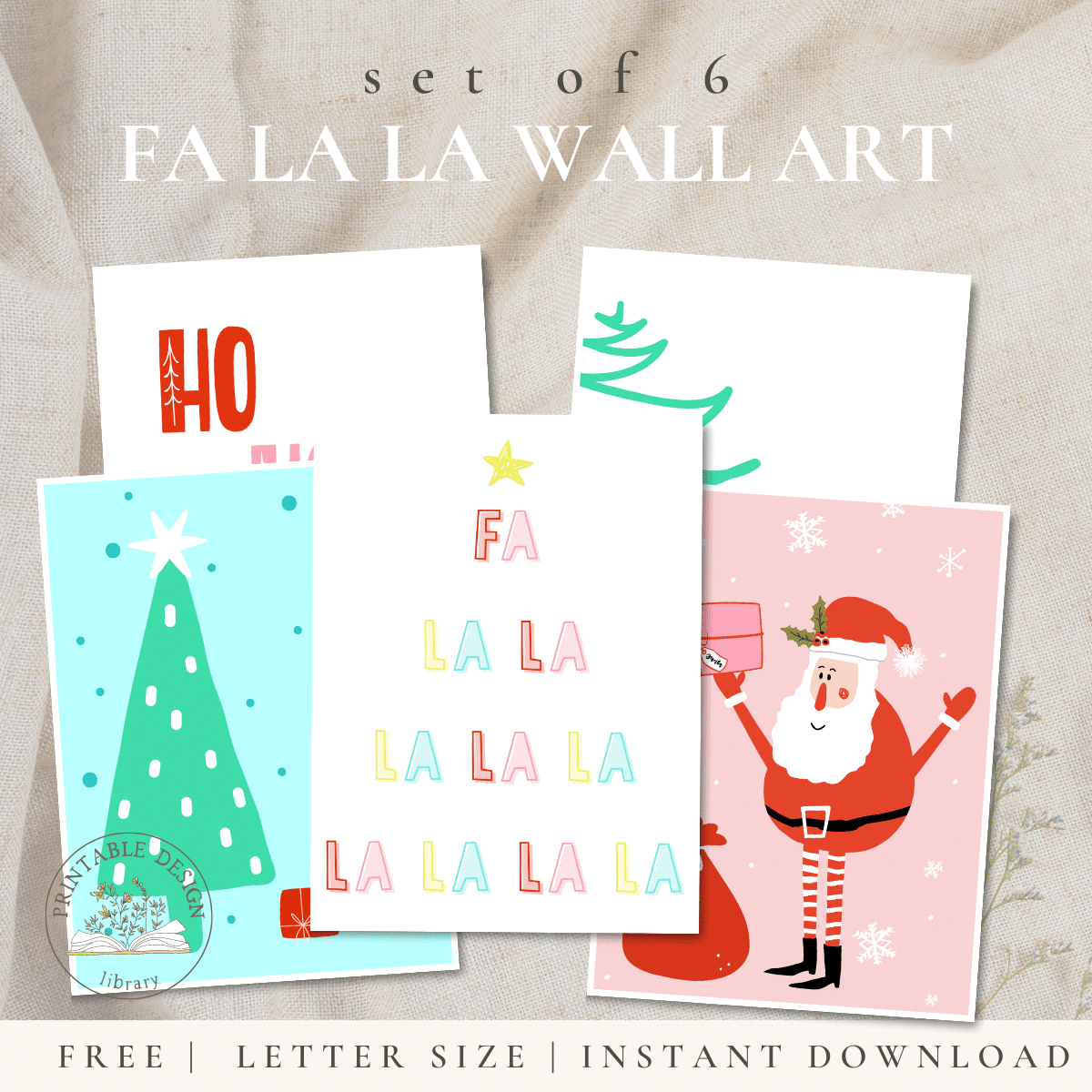 Fa La La La La Wall Art