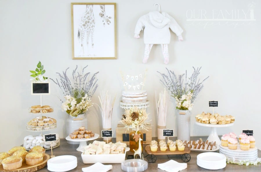 Fall Harvest Baby Shower theme