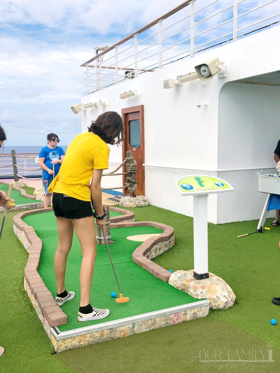 family-friendly activities on Carnival Cruise