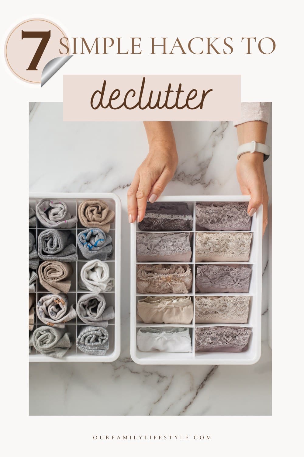 Family Living Improvement 7 Simple Hacks to Declutter Your Home This Season