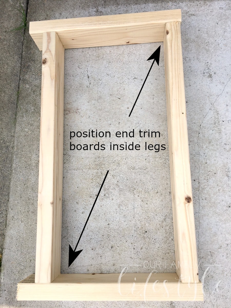 farmhouse coffee table legs