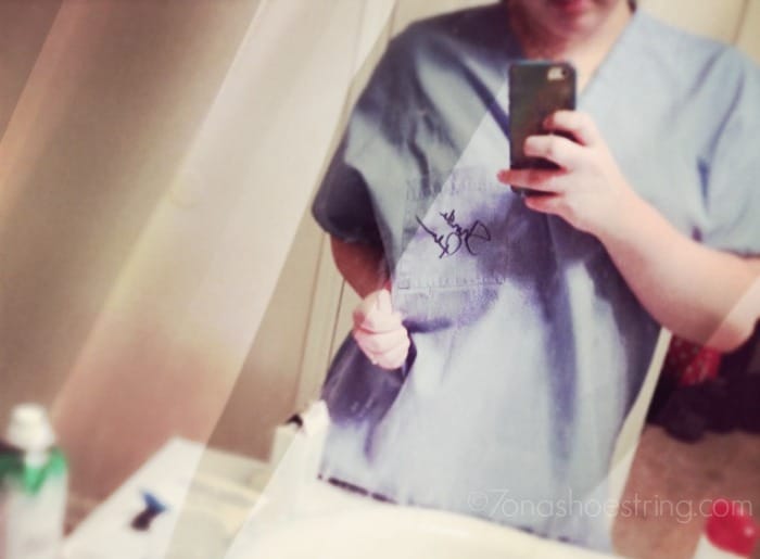 Grey's Anatomy scrub shirt