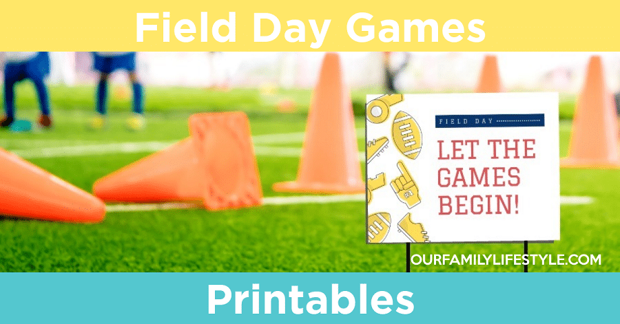Guide Field Day Games printable signs