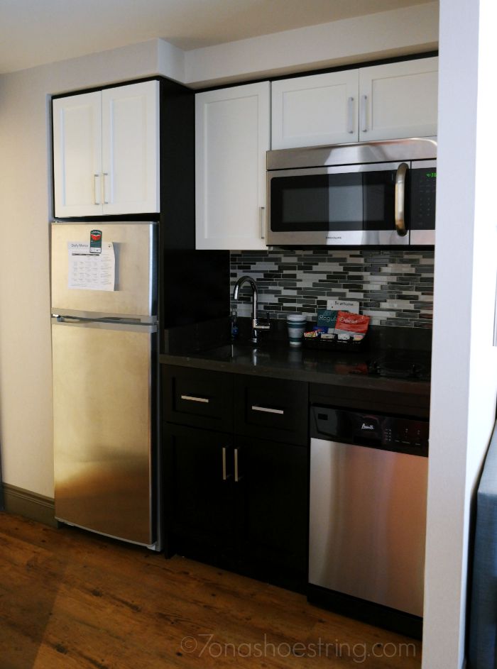 Homewood Suites fully equipped kitchen