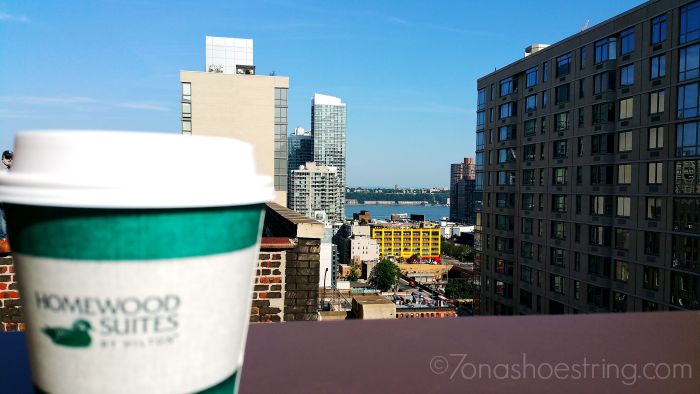 Homewood Suites Manhattan rooftop terrace