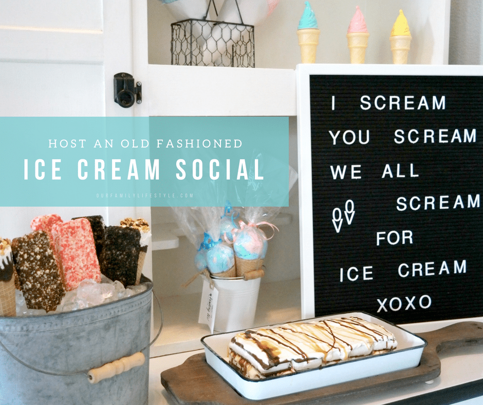 Host an Old Fashioned Ice Cream Social with Good Humor