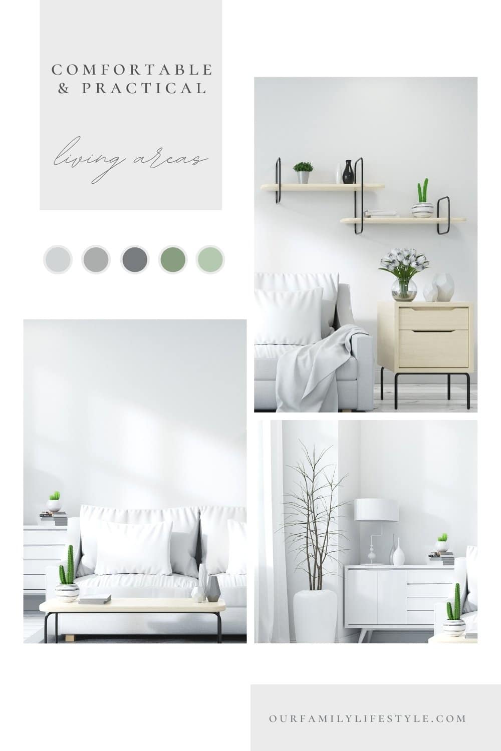 How To Make Your Living Areas Comfortable and Practical