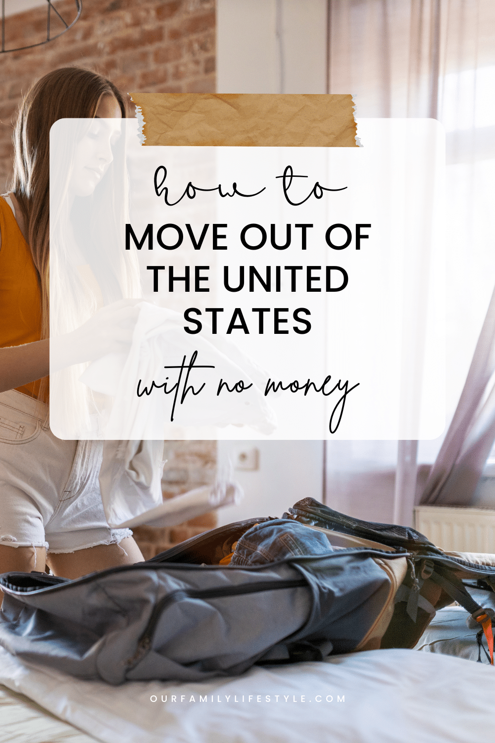 How to Move Out of the U.S. With No Money