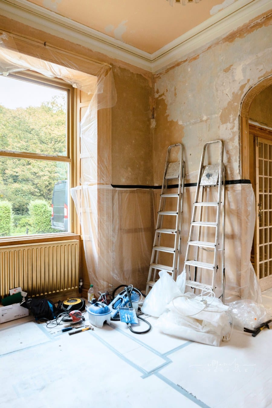 interior renovation on an older house