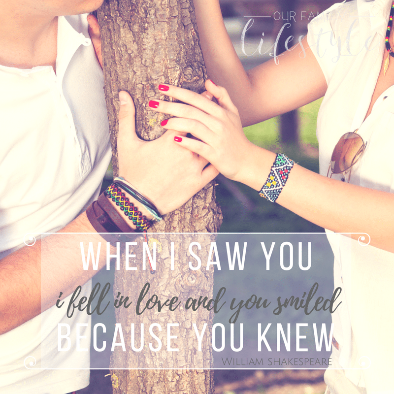 i fell in love and you smiled