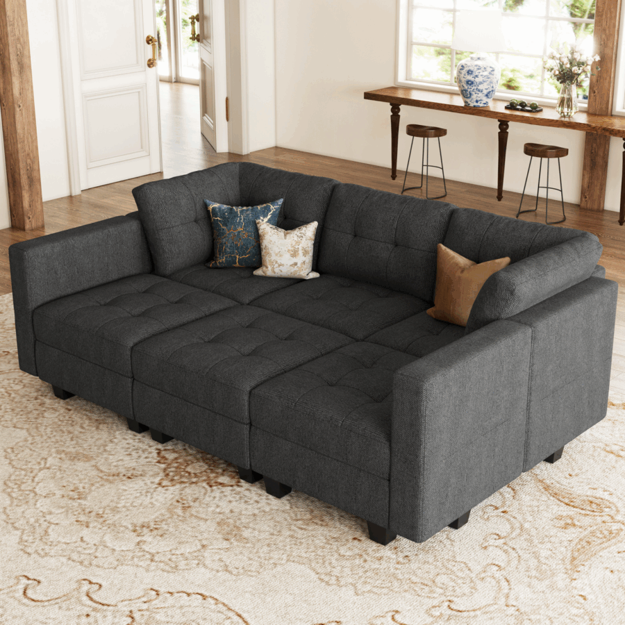 Tesso Tufted Modular Sleeper Sofa