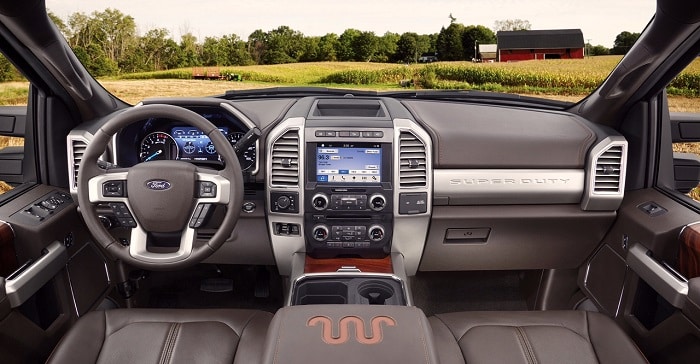2017 Ford Super Duty dash