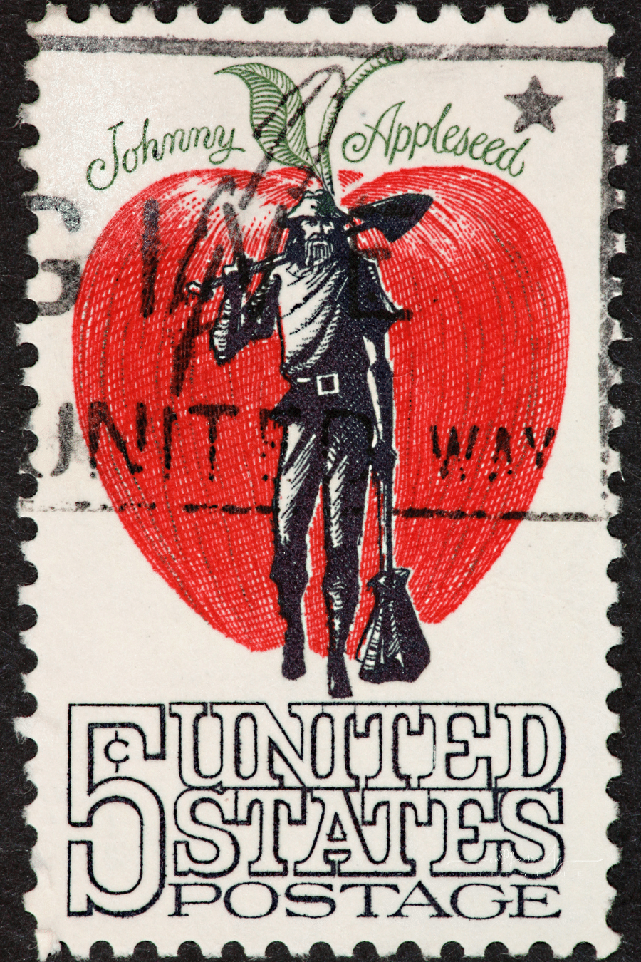 Johnny Appleseed stamp 1966
