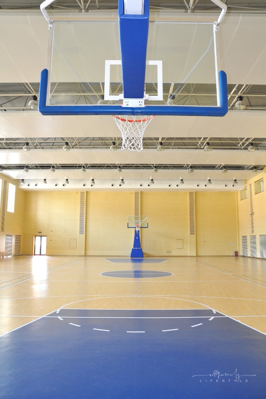 indoor basketball court