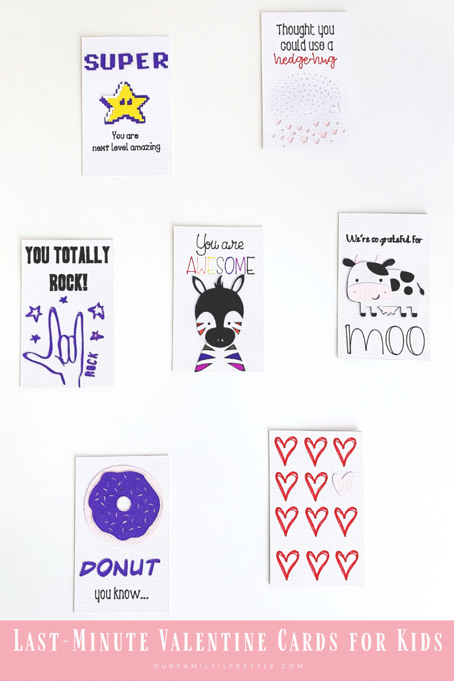 Last-Minute Valentine Cards for Kids