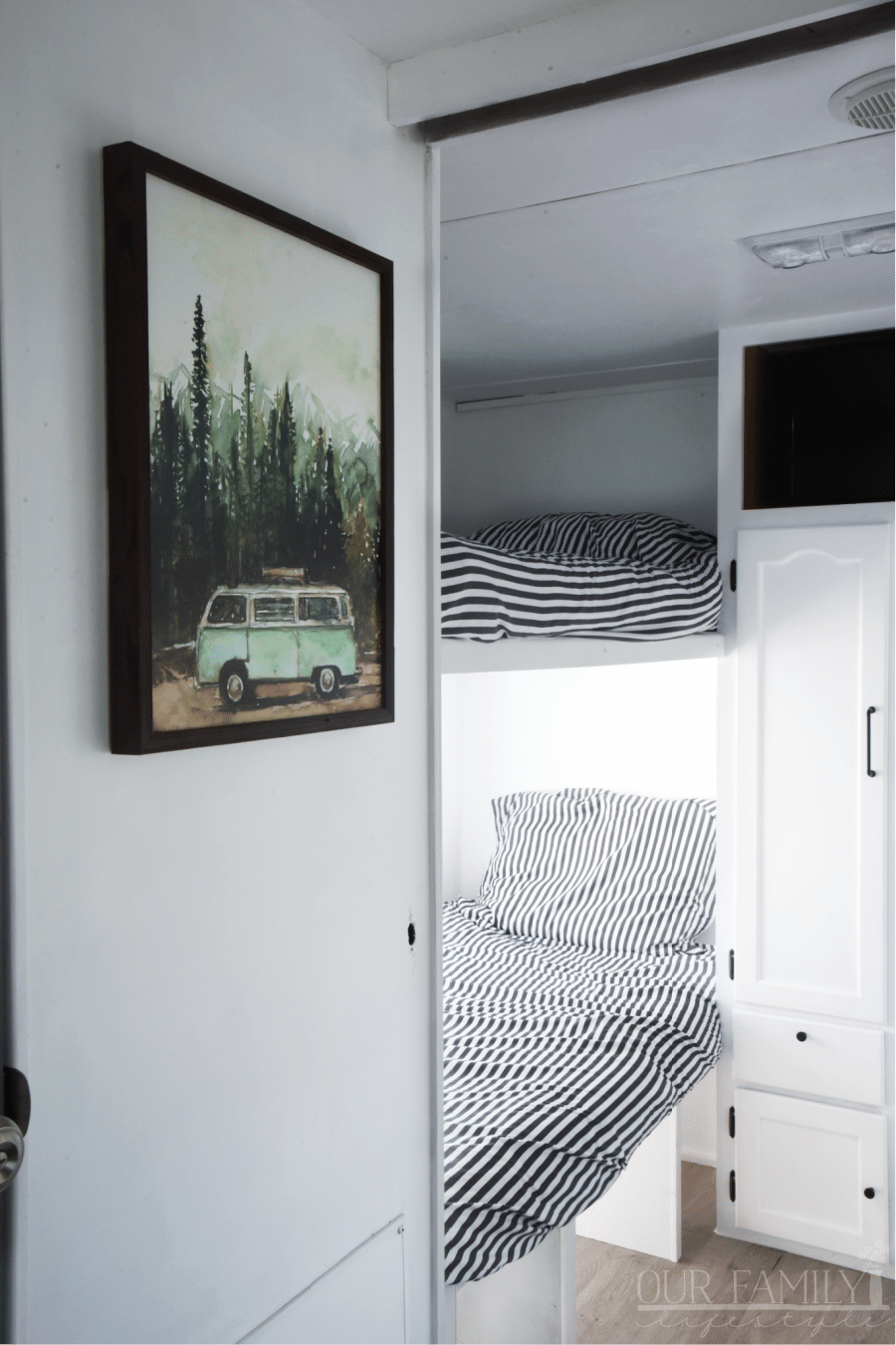 left side of bunkhouse