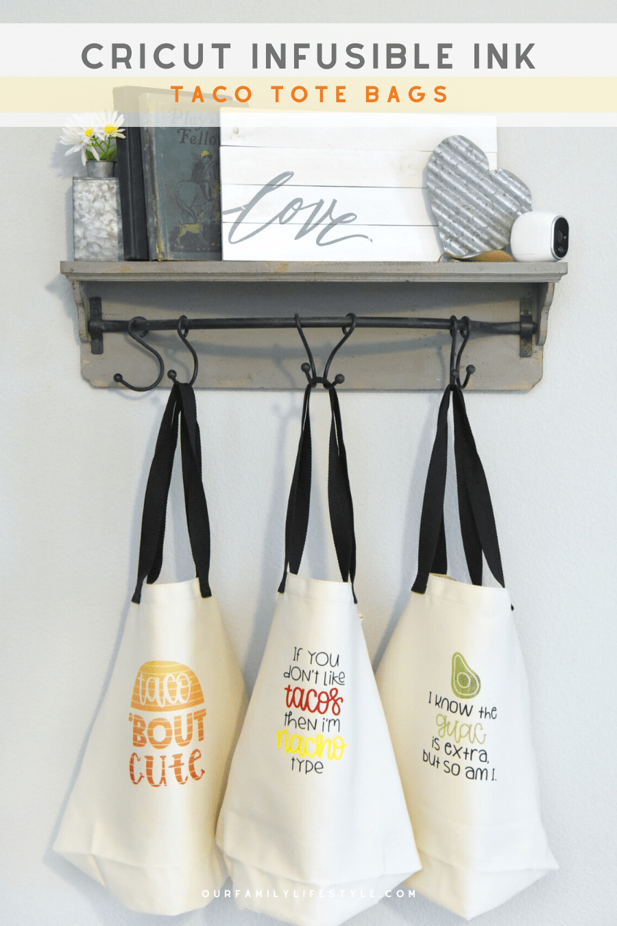 Let's Taco 'Bout Cricut Infusible Ink Tote Bags