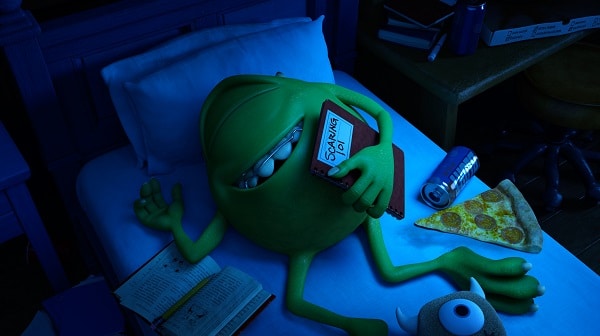 Mike Wazowski scaring