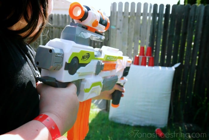 Tin Can Alley Carnival Themed NERF Games