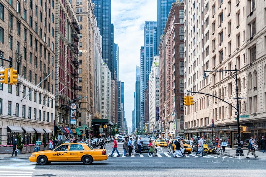 Busy Streets of New York
