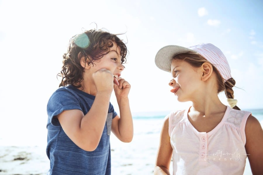 Nothing but friendly sibling rivalry