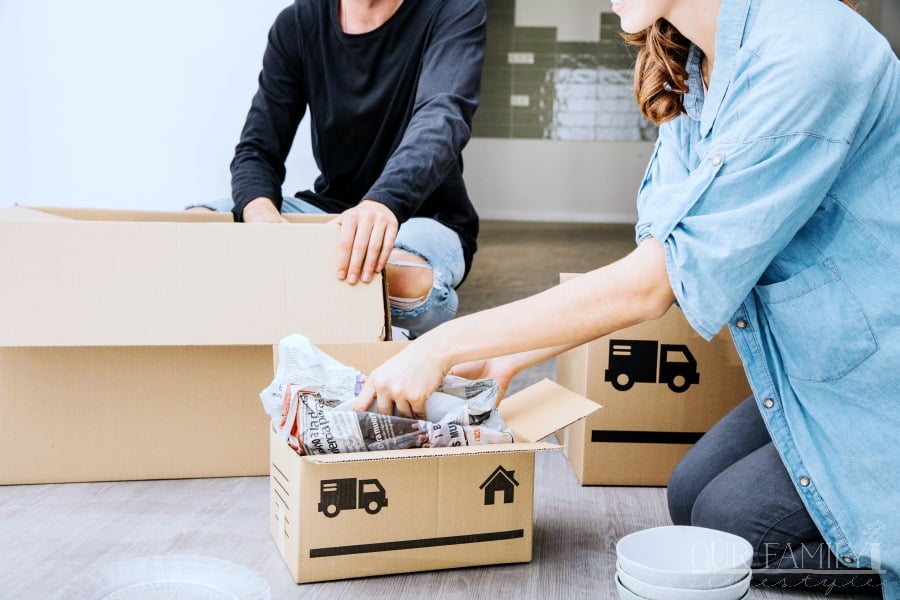 packing kitchen essentials for move