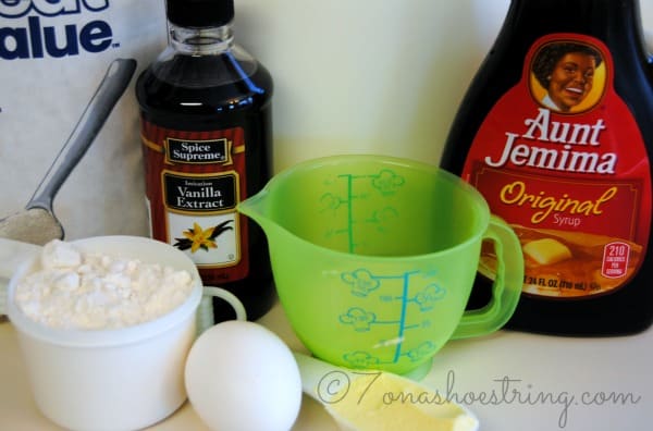 Pancake muffins ingredients