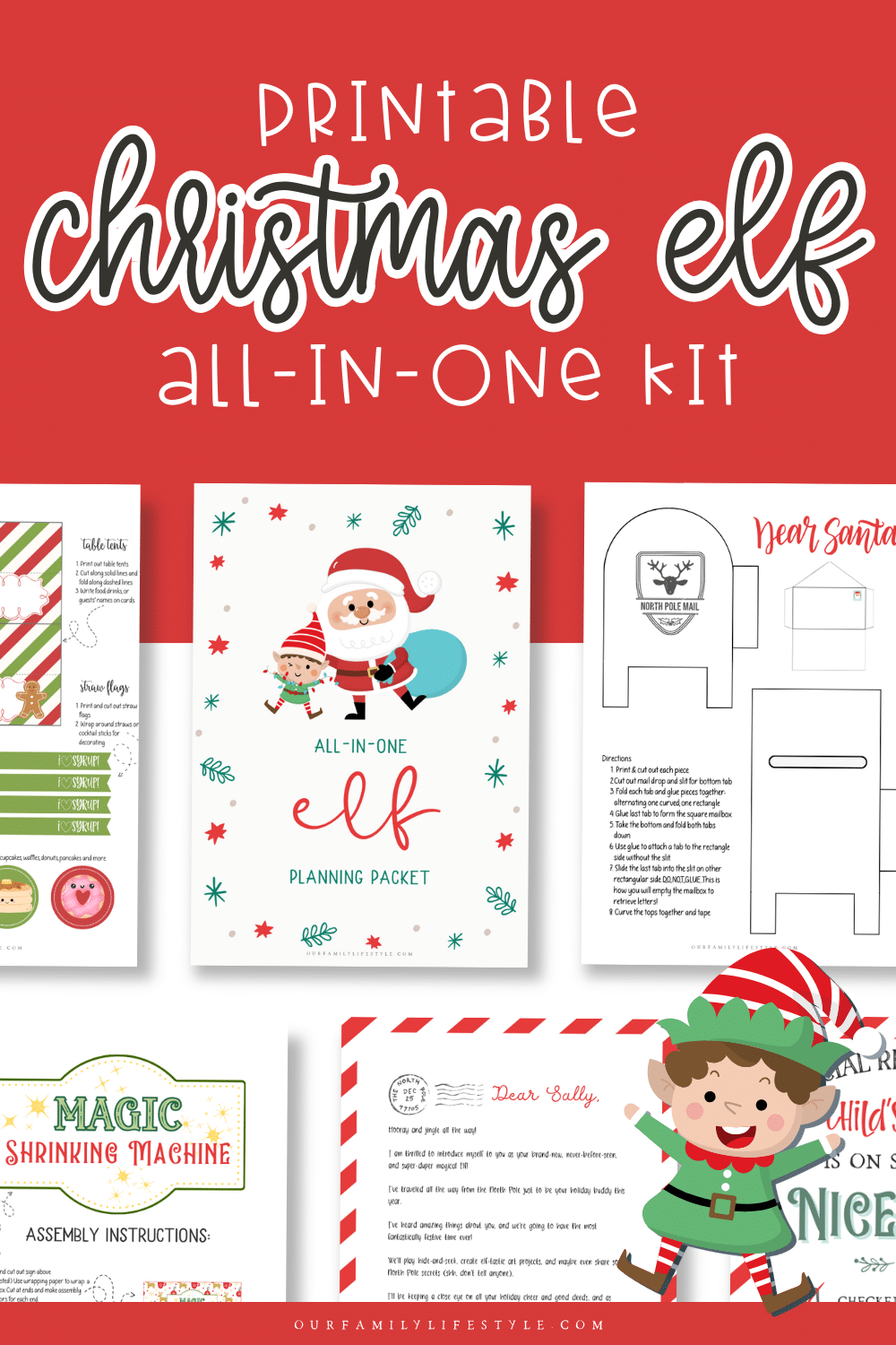 Printable Elf on the Shelf Kit